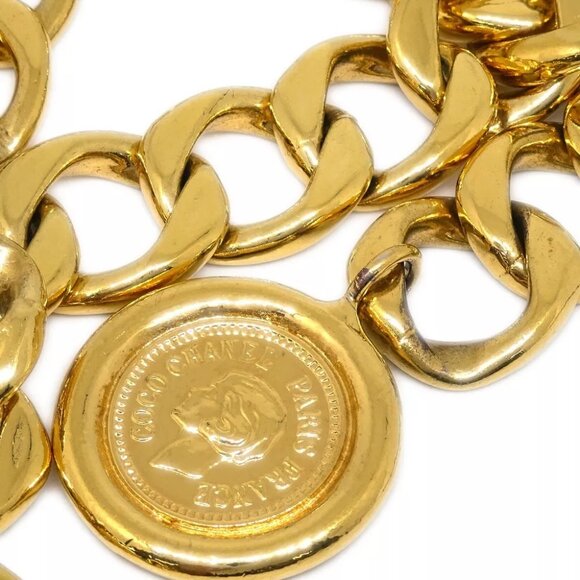 Chanel Medallion Chain Belt Small Good 181785 - Picture 3 of 4